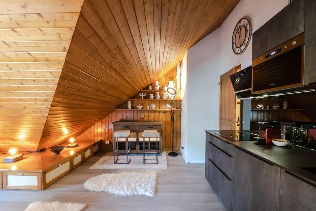 Bel Appartement Entier En Style Chalet A Chamonix Extérieur photo