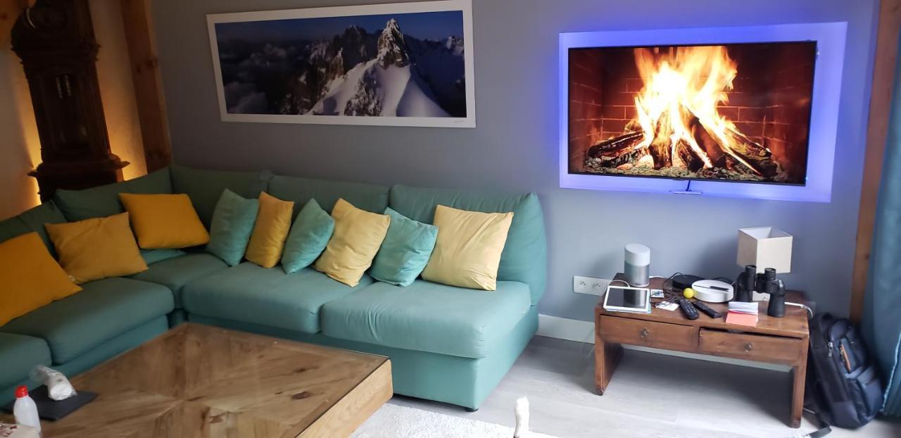 Bel Appartement Entier En Style Chalet A Chamonix Extérieur photo